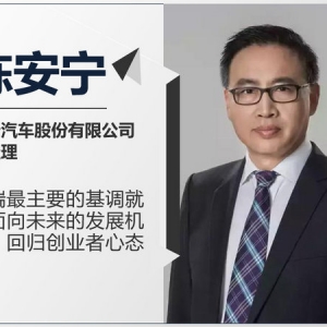 陈安宁调整奇瑞顶层架构