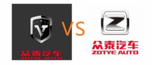 传众泰换标，“V”字盾牌包含字母Z和T